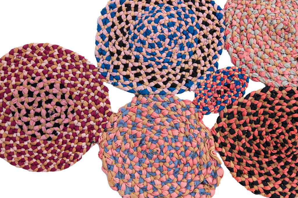 Antique Tabletop Mat - SHARKTOOTH Antique and Vintage Textiles