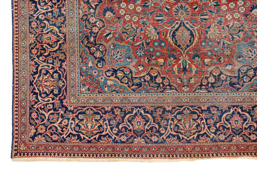 Antique Tabriz 4'5" x 6'9" - SHARKTOOTH Antique and Vintage Textiles
