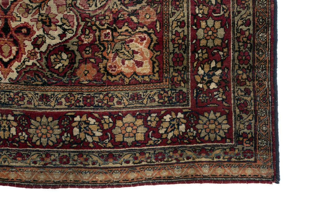 Antique Tabriz 4'5" x 5'5" - SHARKTOOTH Antique and Vintage Textiles