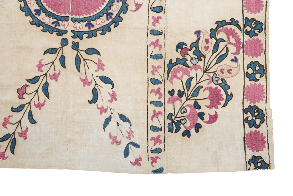 Antique Tashkent Suzani - SHARKTOOTH Antique and Vintage Textiles