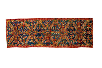 Antique Tribal Seychour 2'11" x 8'7" - SHARKTOOTH Antique and Vintage Textiles
