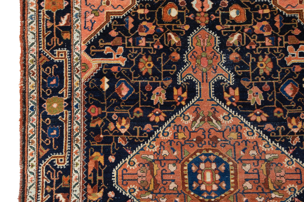 Antique Tuisarkan Hamadan 4'7" x 6'9" - SHARKTOOTH Antique and Vintage Textiles