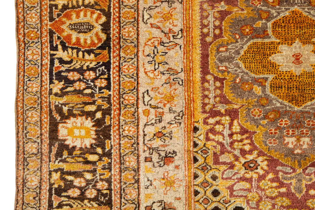 Antique Turkish 4'6" x 6'11" - SHARKTOOTH Antique and Vintage Textiles