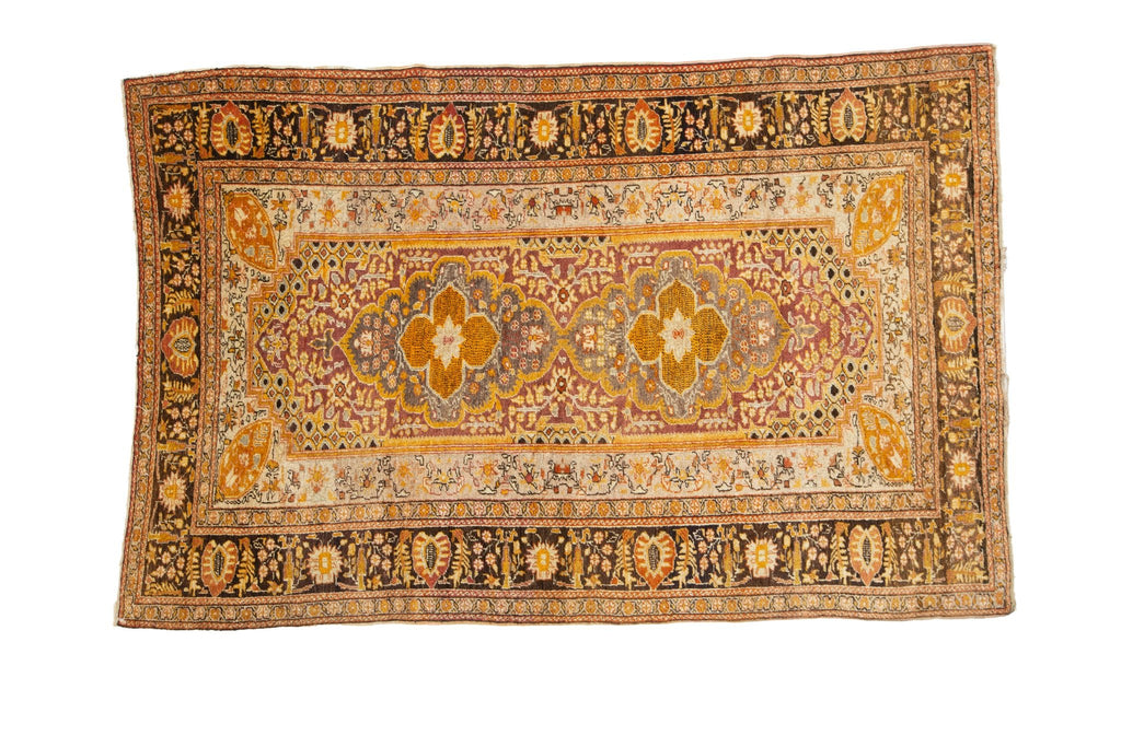 Antique Turkish 4'6" x 6'11" - SHARKTOOTH Antique and Vintage Textiles