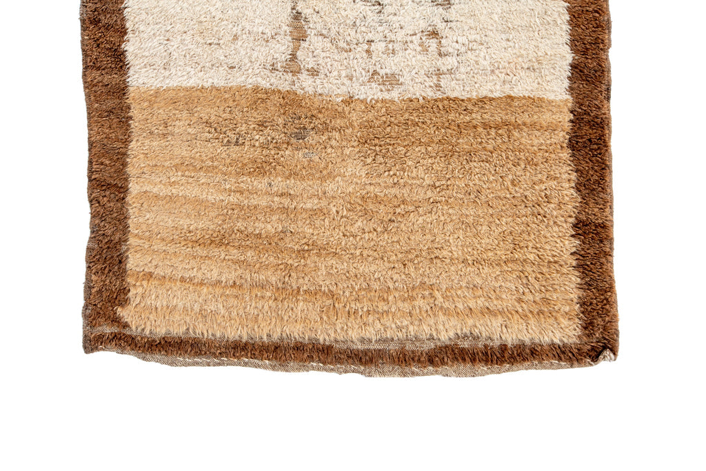 Antique Turkish Tulu 3'6" x 4'5" - SHARKTOOTH Antique and Vintage Textiles