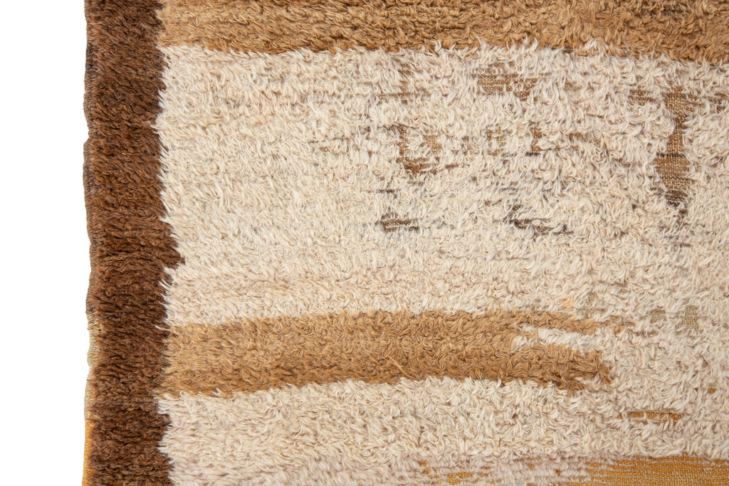 Antique Turkish Tulu 3'6" x 4'5" - SHARKTOOTH Antique and Vintage Textiles