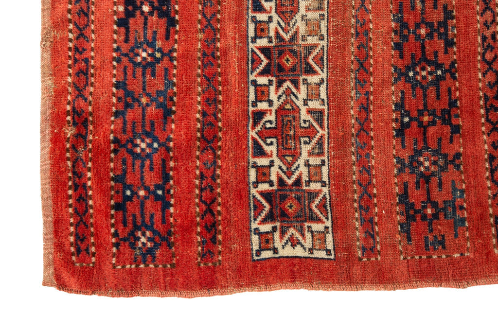 Antique Turkomen 3'10" x 6'7" - SHARKTOOTH Antique and Vintage Textiles