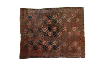 Antique Turokmen Ersari 6'11" x 8'8" - SHARKTOOTH Antique and Vintage Textiles