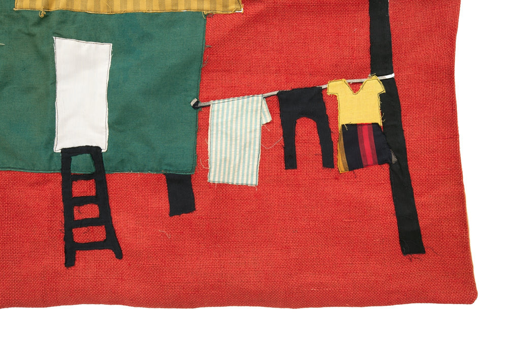 Appliqué Panel - SHARKTOOTH Antique and Vintage Textiles