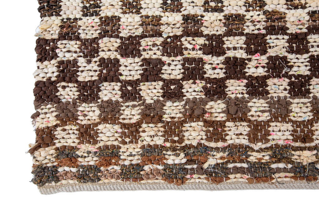 'Beyond Repair' Rag Rug 3' x 5'6" - SHARKTOOTH Antique and Vintage Textiles