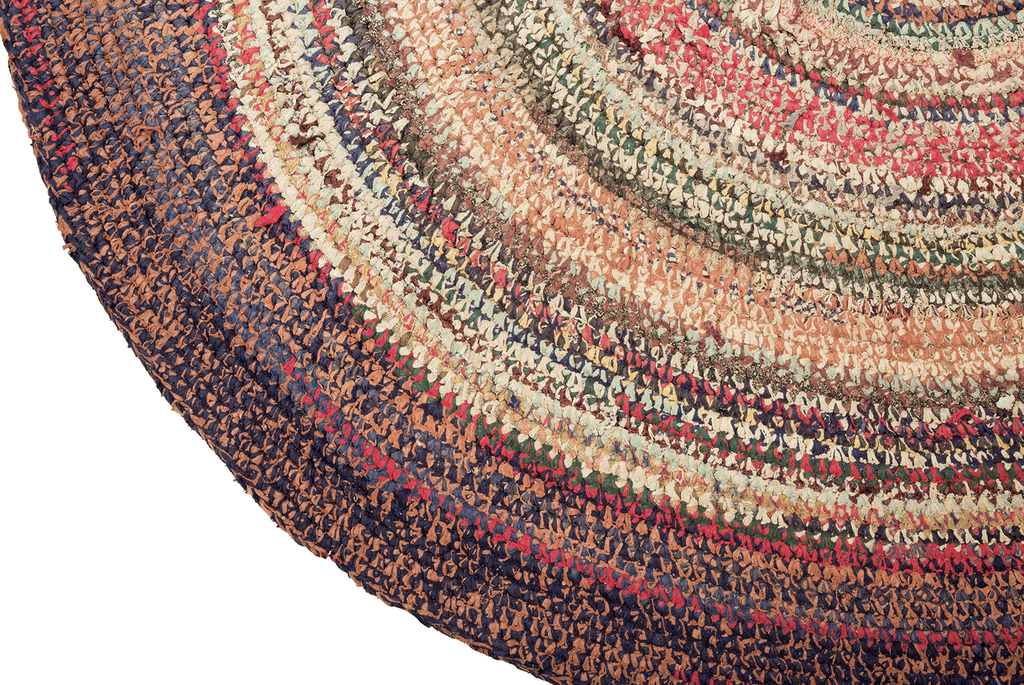 Braided Circle Rug - SHARKTOOTH Antique and Vintage Textiles