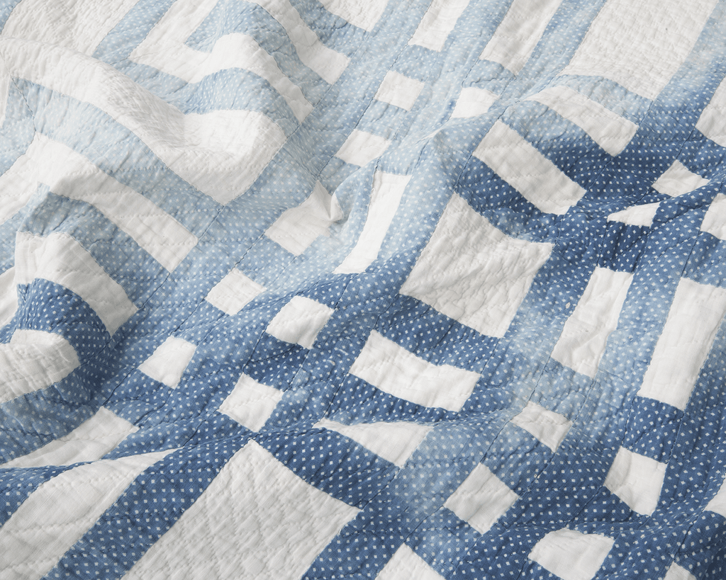 Carpenter's Square Quilt - SHARKTOOTH Antique and Vintage Textiles