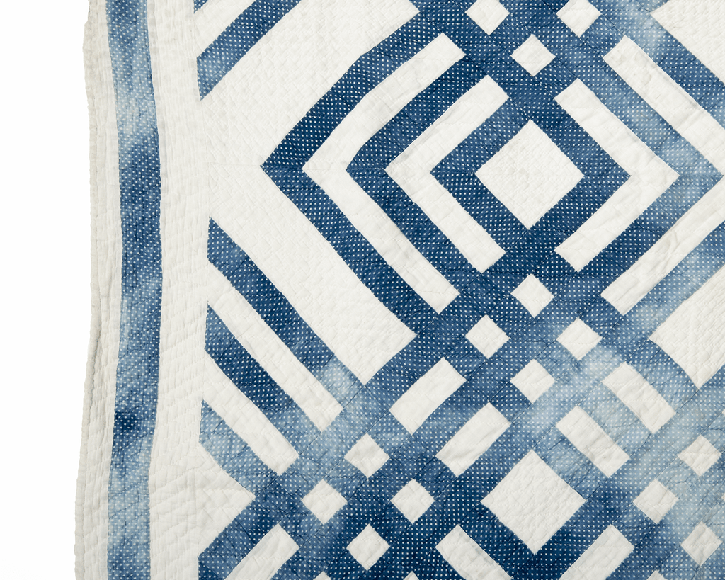 Carpenter's Square Quilt - SHARKTOOTH Antique and Vintage Textiles