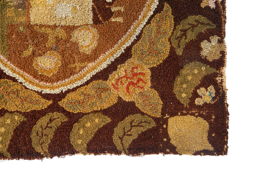 Decorative Yarn Sewn Panel - SHARKTOOTH Antique and Vintage Textiles