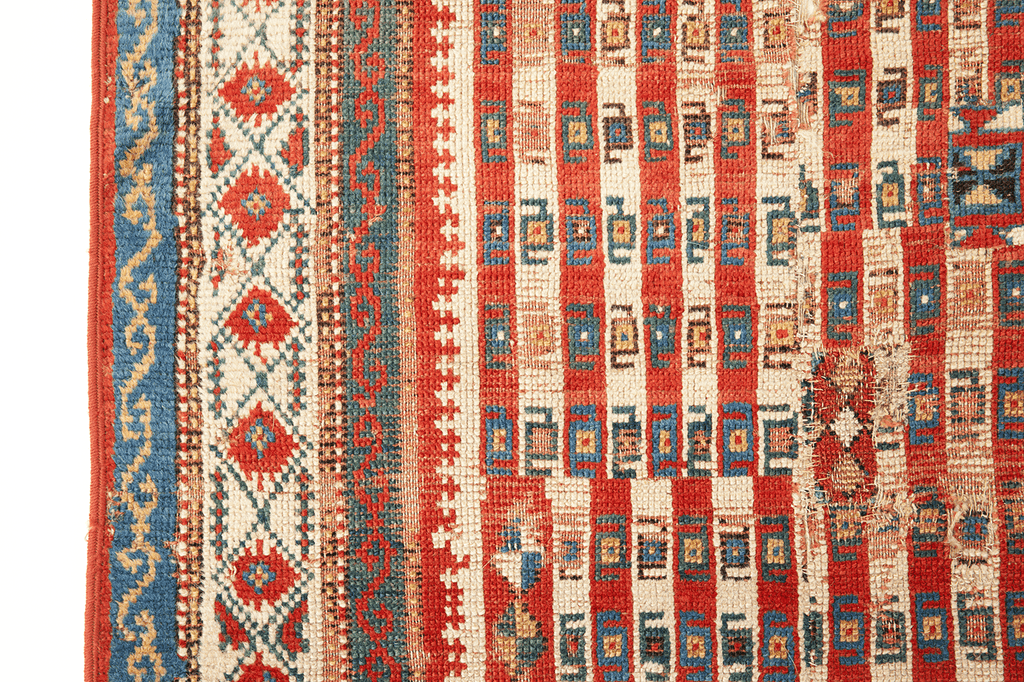 Early 19th Century Baku - SHARKTOOTH Antique and Vintage Textiles