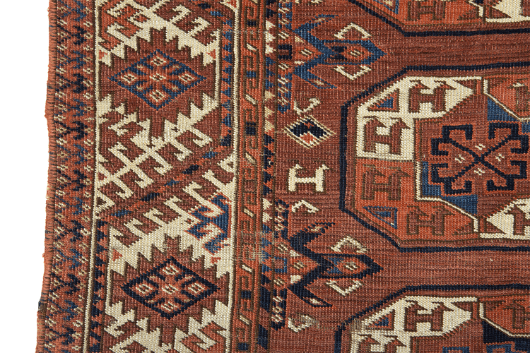 Early 19th Century Tekke - SHARKTOOTH Antique and Vintage Textiles
