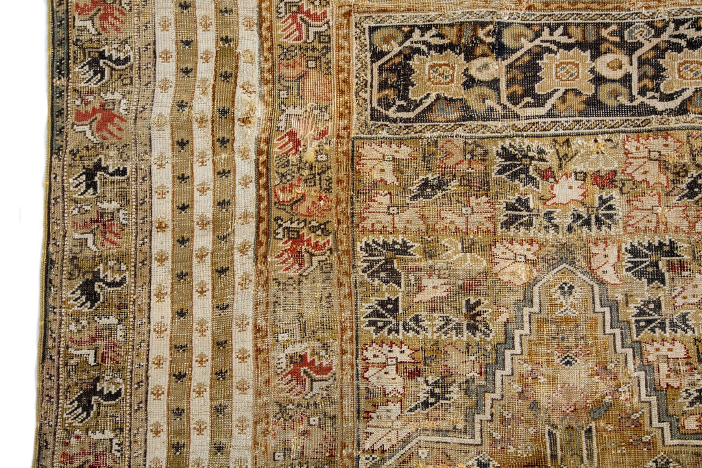 Early Ghorides 4' x 5'7" - SHARKTOOTH Antique and Vintage Textiles