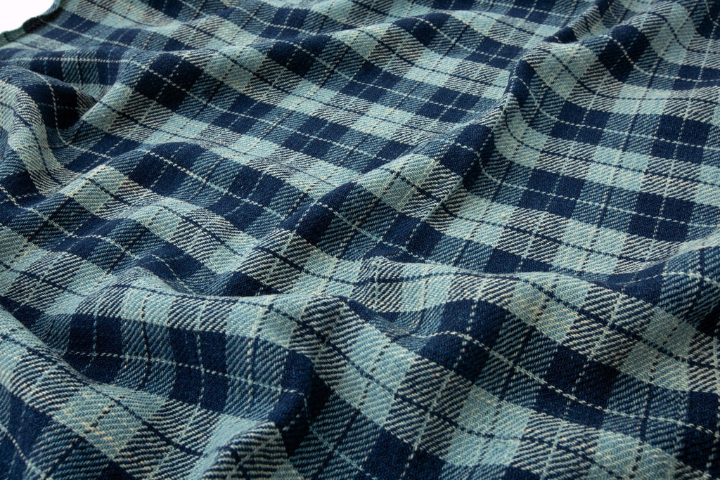 Early Indigo Blanket - SHARKTOOTH Antique and Vintage Textiles