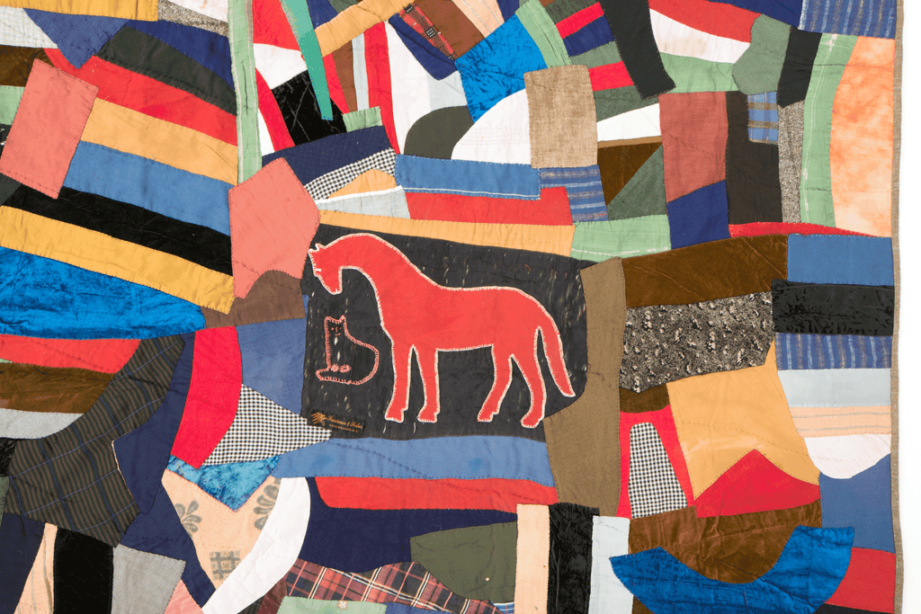 Edwardian Crazy Quilt - SHARKTOOTH Antique and Vintage Textiles