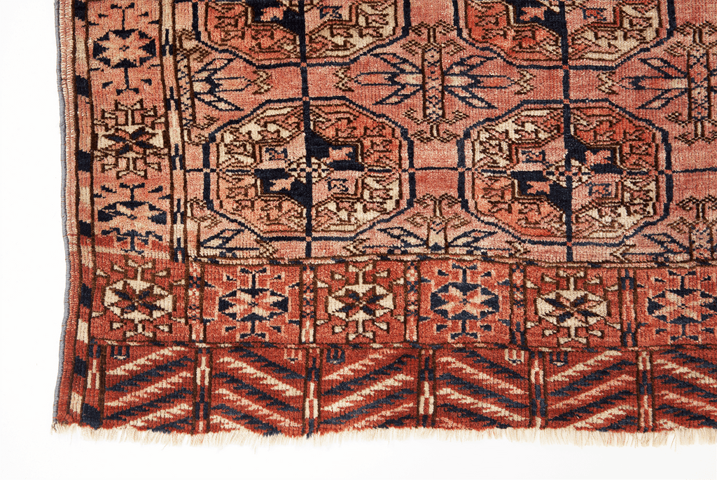 Eearly 19th Century Turkmen Tekke - SHARKTOOTH Antique and Vintage Textiles