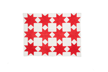 Eight-pointed Stars Quilt - SHARKTOOTH Antique and Vintage Textiles