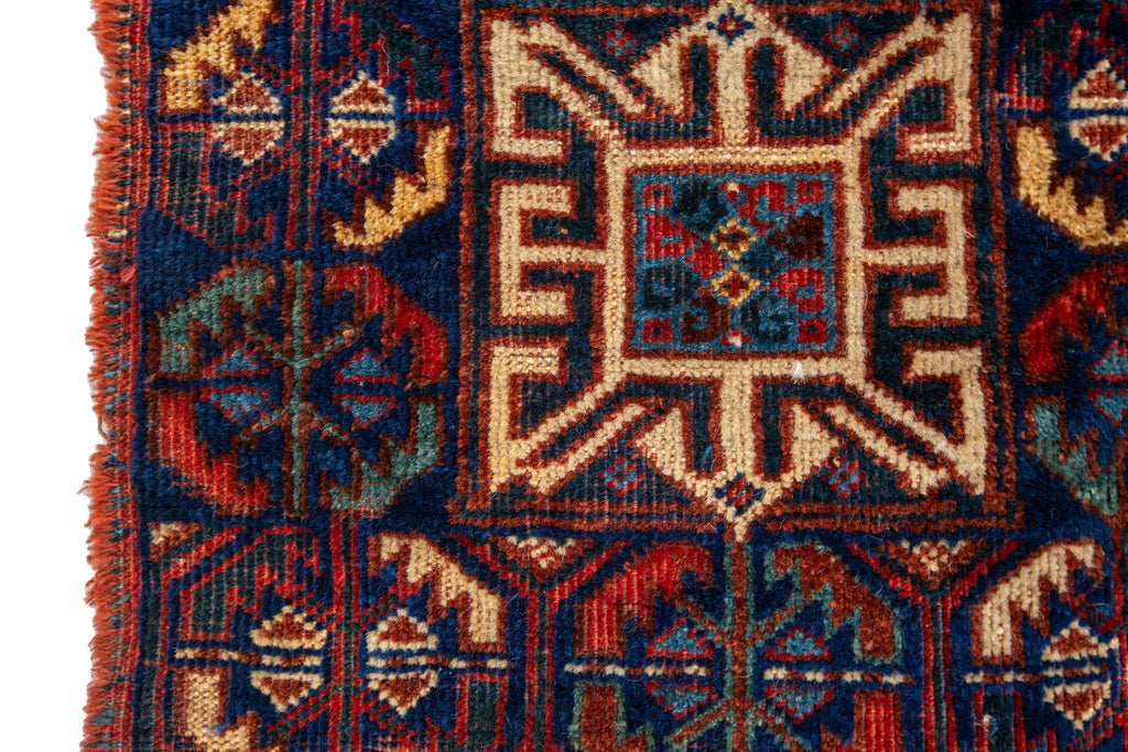 Ersari Beshir Bagface 1'8" x 2'1" - SHARKTOOTH Antique and Vintage Textiles