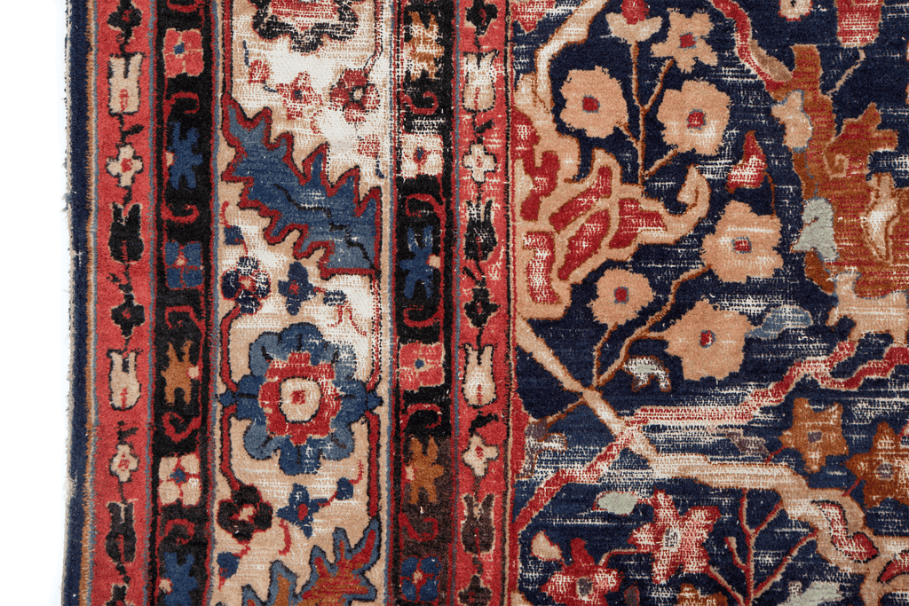 European Arts and Crafts Era 8’9” x 12’ - SHARKTOOTH Antique and Vintage Textiles