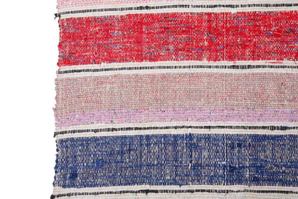 European Rag Runner 1'8" x 11'3" - SHARKTOOTH Antique and Vintage Textiles