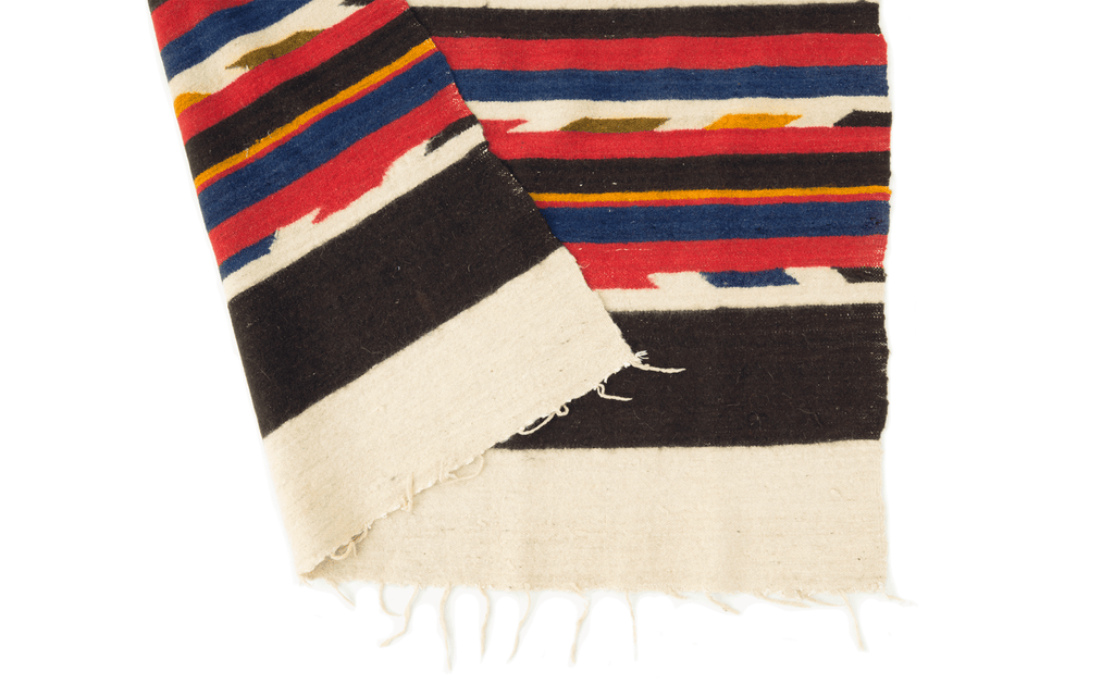 Guatemalan Wool Blanket - SHARKTOOTH Antique and Vintage Textiles