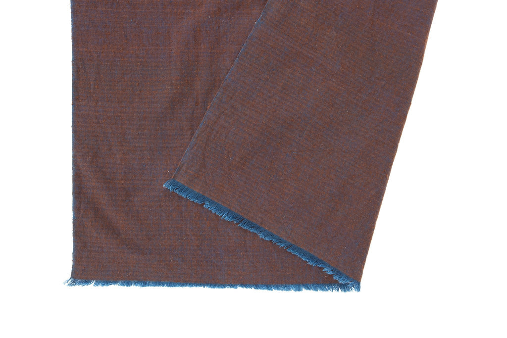 Homespun Linen and Wool Panel - SHARKTOOTH Antique and Vintage Textiles