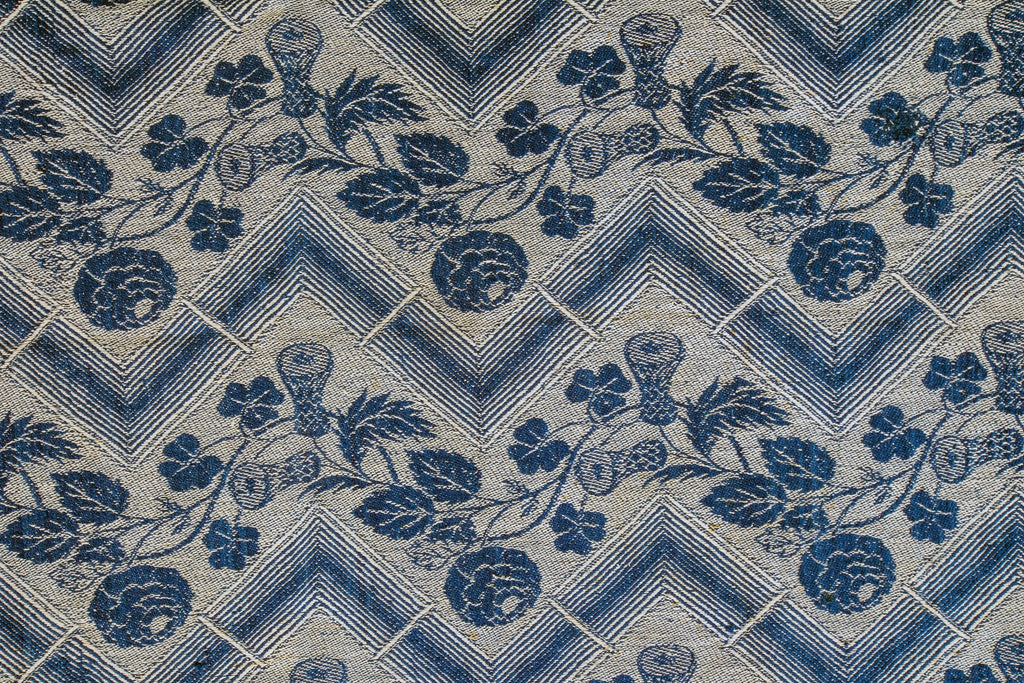 Jacquard Blanket - SHARKTOOTH Antique and Vintage Textiles