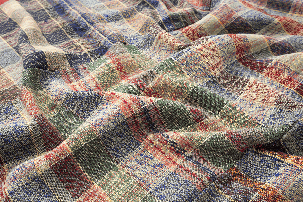 Japanese Saki-Ori Cover - SHARKTOOTH Antique and Vintage Textiles