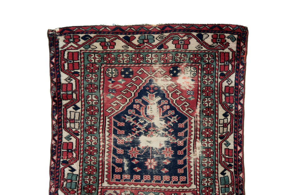 Ladik Prayer 3'2" x 3'10" - SHARKTOOTH Antique and Vintage Textiles