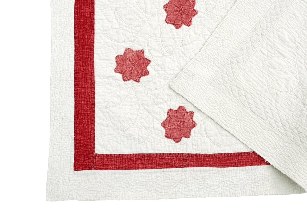 Mennonite Crib Quilt - SHARKTOOTH Antique and Vintage Textiles