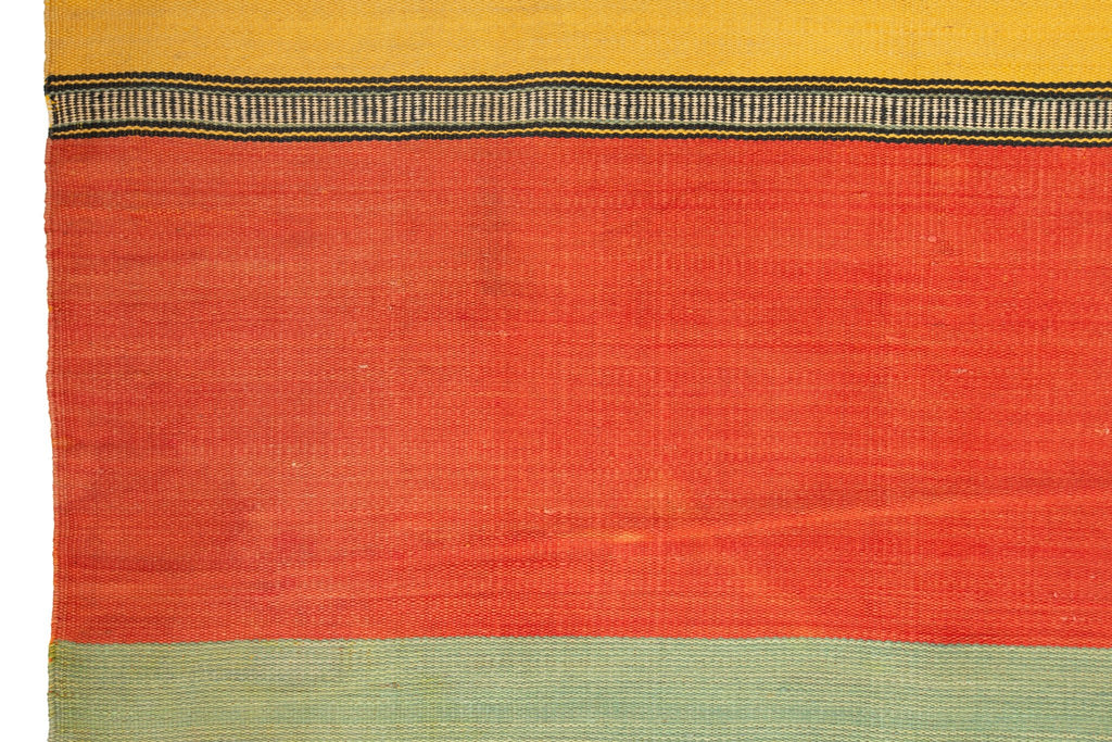 Mexican Jute Flatweave 4' x 5'11" - SHARKTOOTH Antique and Vintage Textiles