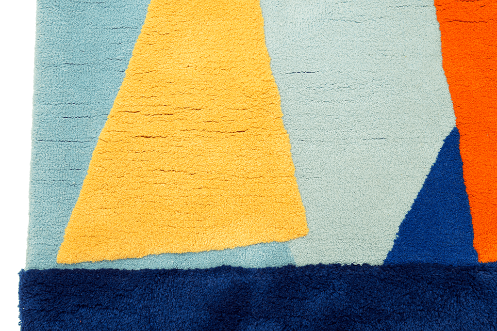 Midcentury Abstract - SHARKTOOTH Antique and Vintage Textiles