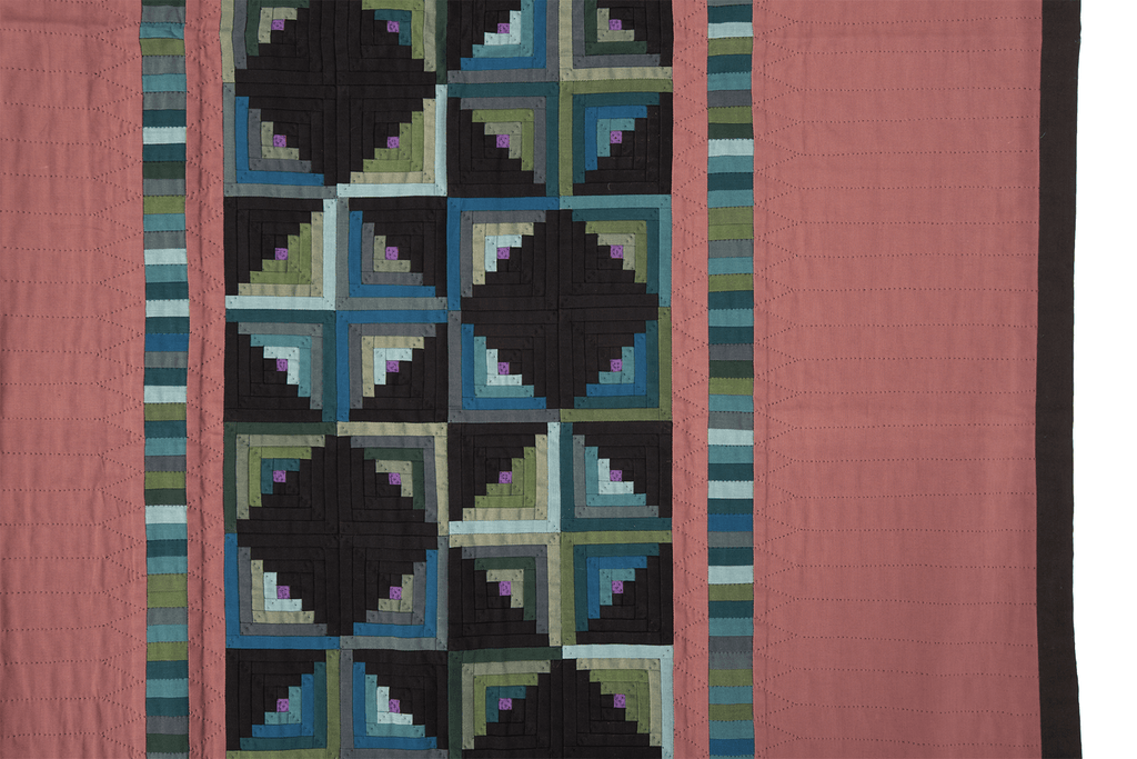 Midcentury Amish Quilt - SHARKTOOTH Antique and Vintage Textiles