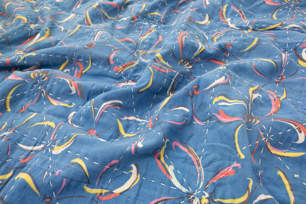 Midcentury Japanese Quilt - SHARKTOOTH Antique and Vintage Textiles