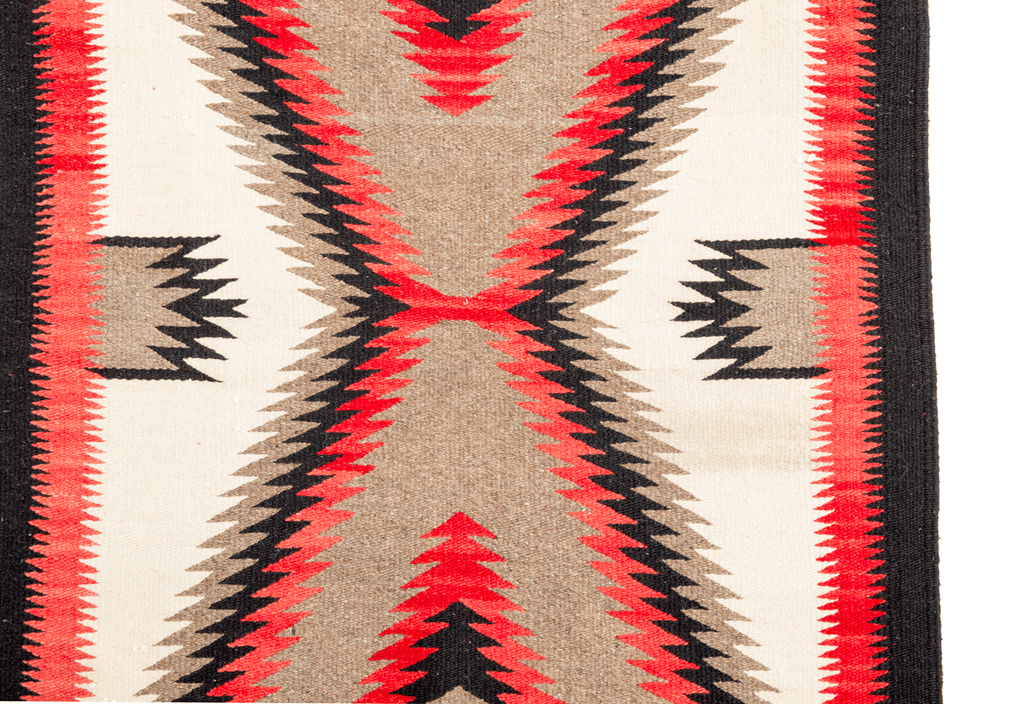 Navajo Saddle Blanket - SHARKTOOTH Antique and Vintage Textiles