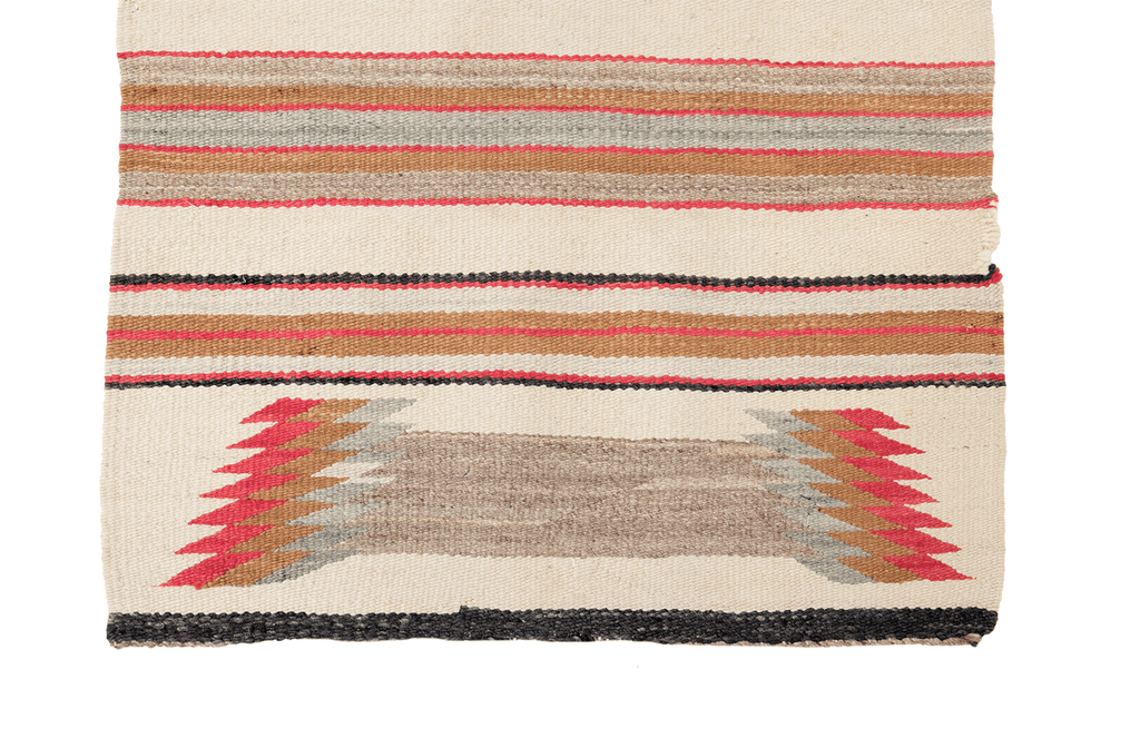 Navajo Saddle Blanket - SHARKTOOTH Antique and Vintage Textiles