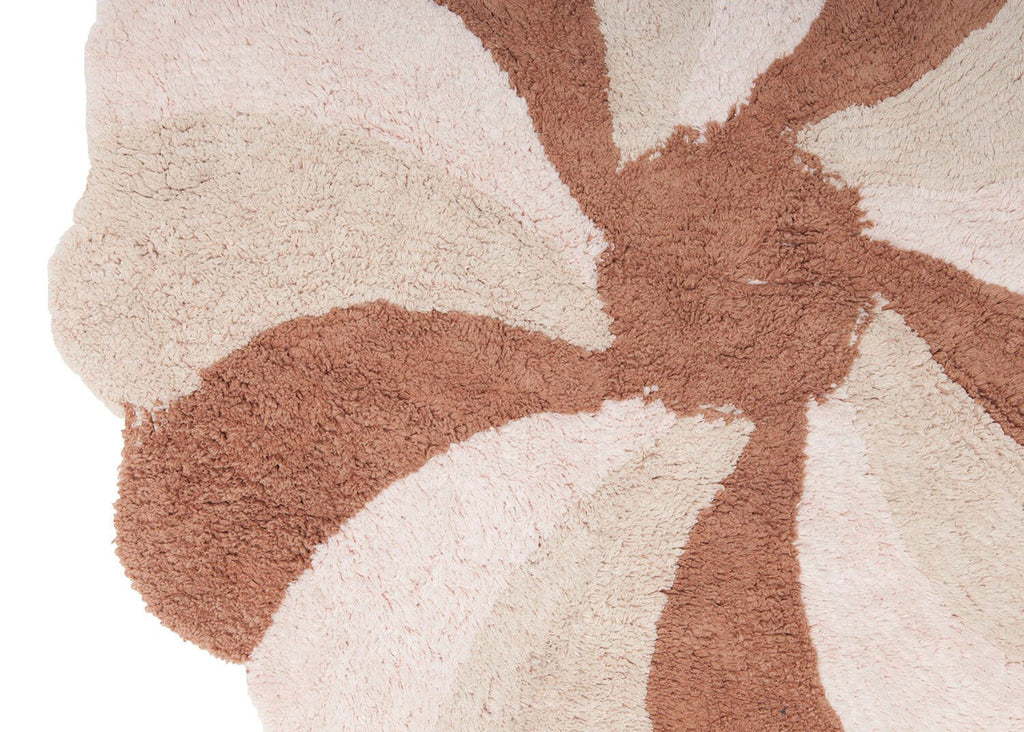 Neapolitan Chenille Mat - SHARKTOOTH Antique and Vintage Textiles