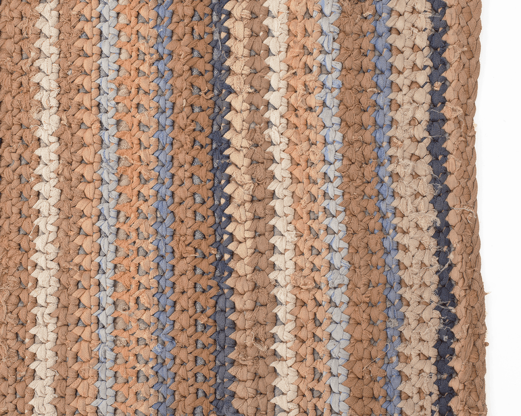 1940's Crocheted Mat - SHARKTOOTH Antique and Vintage Textiles