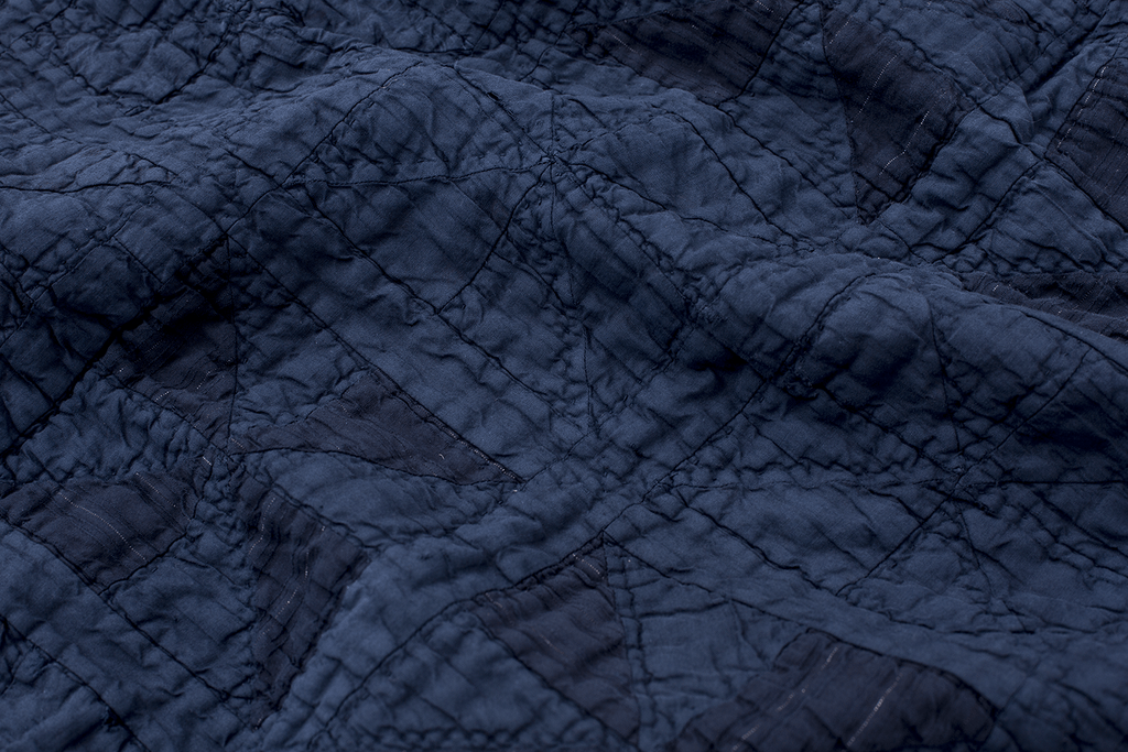 Overdyed Pinwheel Quilt - SHARKTOOTH Antique and Vintage Textiles