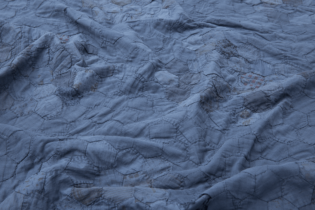 Overdyed Antique Quilt - SHARKTOOTH Antique and Vintage Textiles