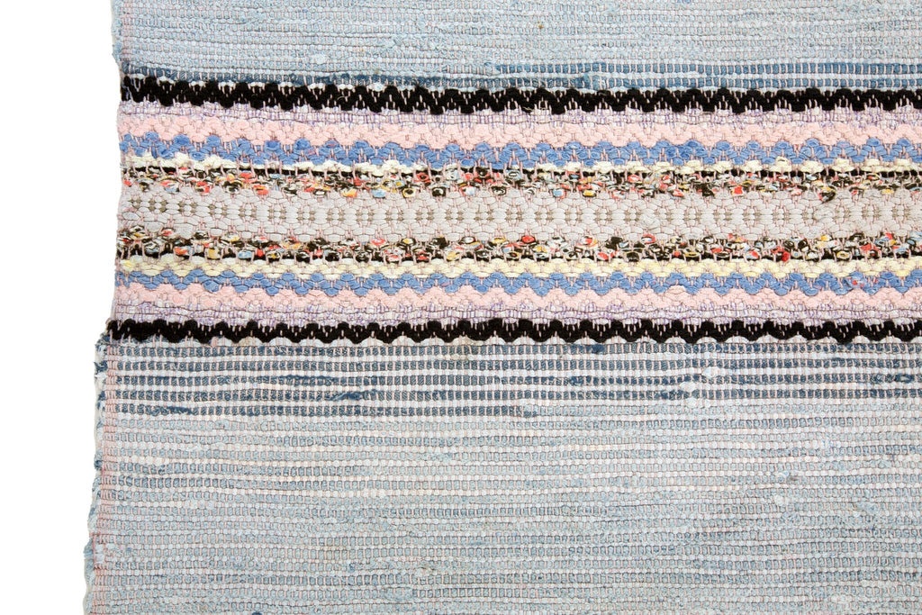 Patched Swedish Runner 2'11" x 4'10" - SHARKTOOTH Antique and Vintage Textiles