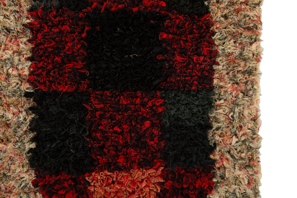 Plaid Shaker Mat 1'4" x 2'10" - SHARKTOOTH Antique and Vintage Textiles