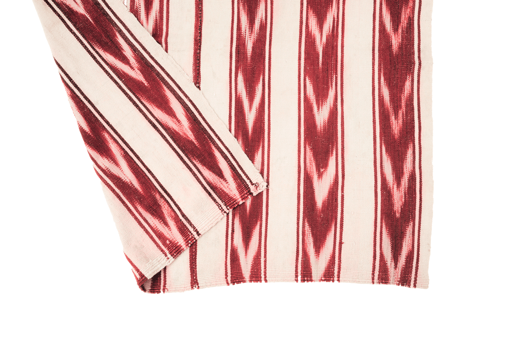 Rare Weft Ikat Serape - SHARKTOOTH Antique and Vintage Textiles