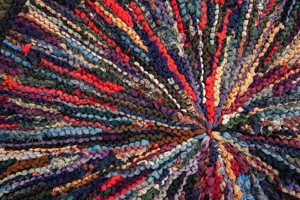 Round Shaker Mat 3' - SHARKTOOTH Antique and Vintage Textiles