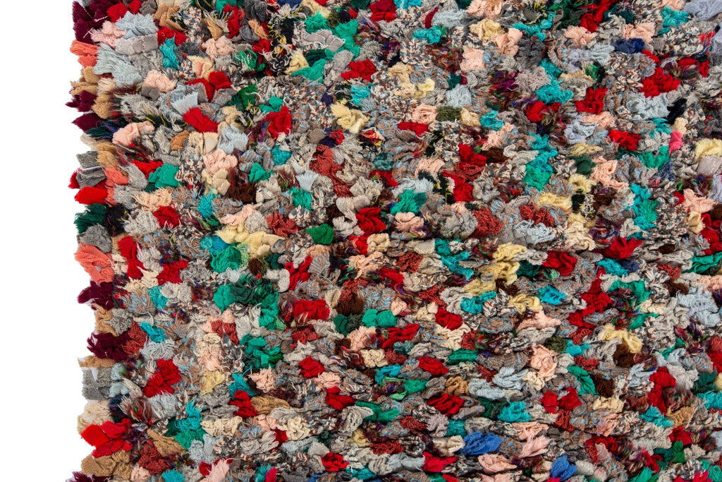 Scrap Rag Runner 2'5" x 8'9" - SHARKTOOTH Antique and Vintage Textiles