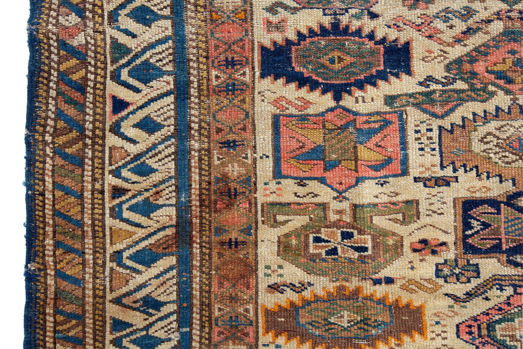 Seychour Kuba 3'10" x 5'2" - SHARKTOOTH Antique and Vintage Textiles